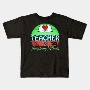 Teacher Inspiring Minds Kids T-Shirt